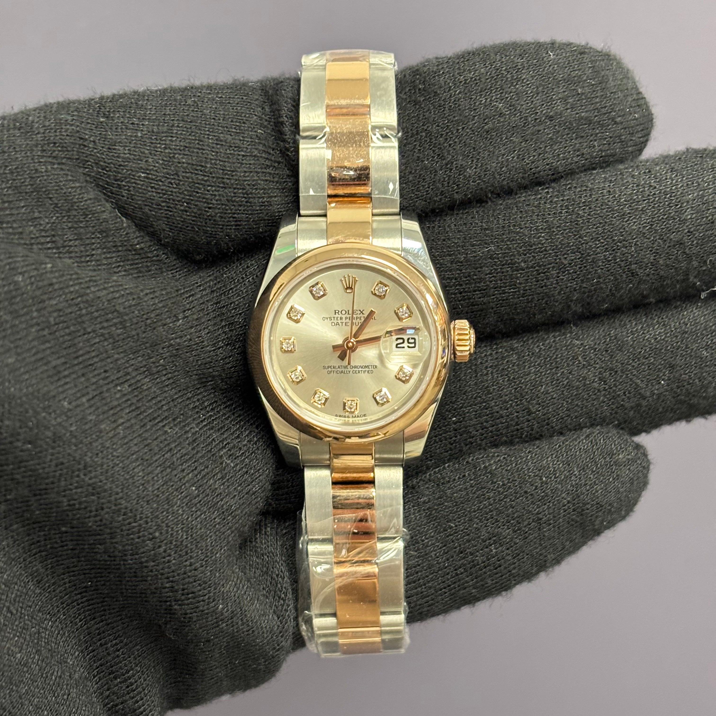 Rolex Datejust 26mm Silver Dial Watch Ref# 179161 - Happy Jewelers Fine Jewelry Lifetime Warranty