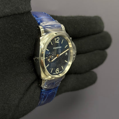 Panerai Luminor 38mm Blue Dial Watch Ref# PAM01273 - Happy Jewelers Fine Jewelry Lifetime Warranty