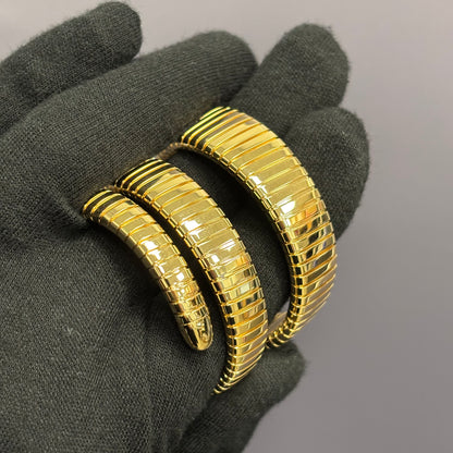 Bvlgari Serpenti 35mm Silver Dial Watch Ref# 101923 - Happy Jewelers Fine Jewelry Lifetime Warranty