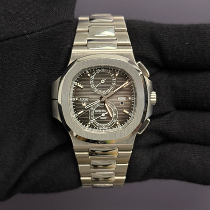 Patek Philippe Nautilus 40.5mm Grey Dial Watch Ref# 5990/1A-001 - Happy Jewelers Fine Jewelry Lifetime Warranty