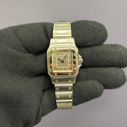 Cartier Santos 24mm Silver Dial Watch Ref# W20031C4 - Happy Jewelers Fine Jewelry Lifetime Warranty