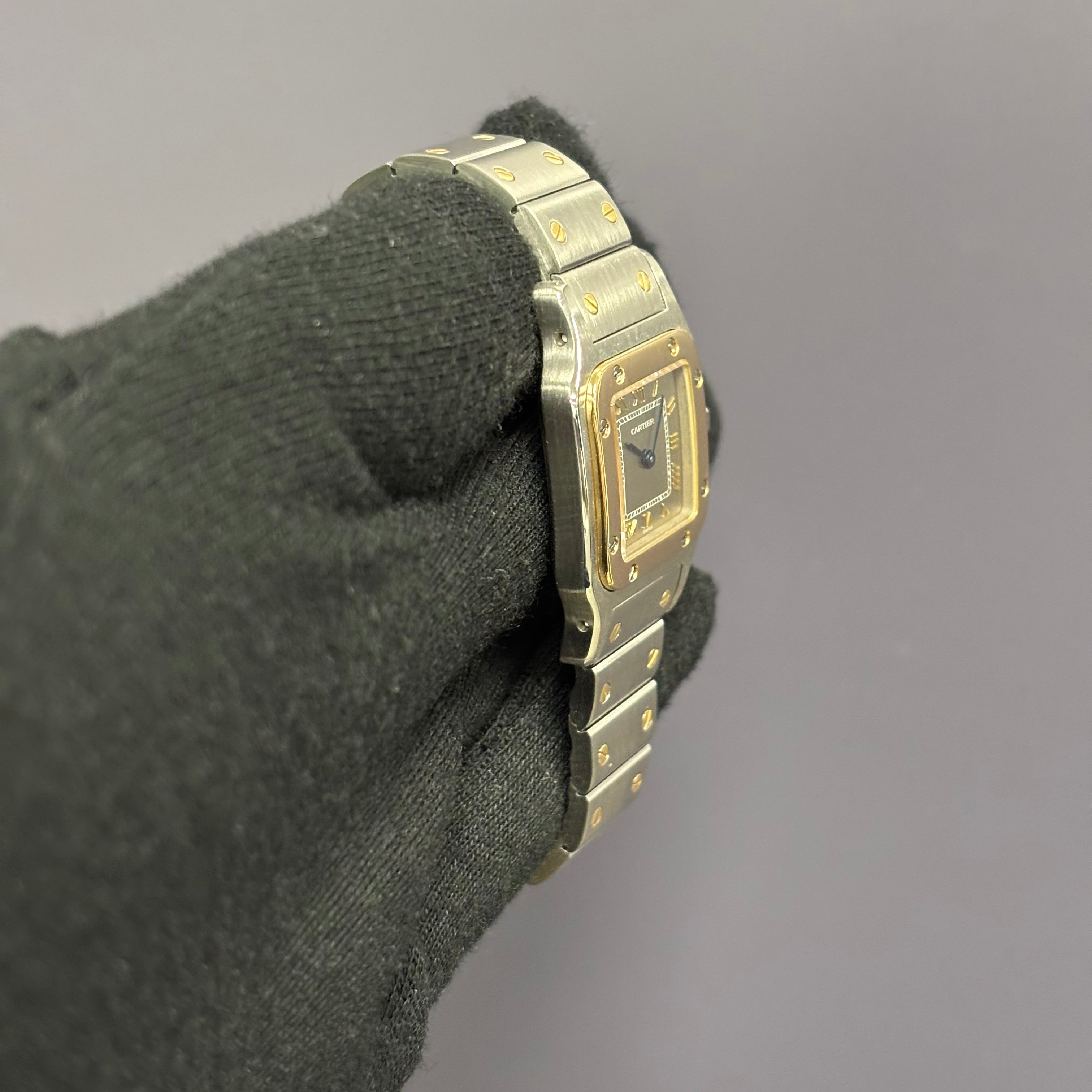 Cartier Santos 24mm Silver Dial Watch Ref# W20031C4 - Happy Jewelers Fine Jewelry Lifetime Warranty