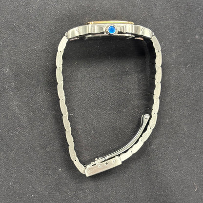 Cartier Santos 24mm Silver Dial Watch Ref# W20031C4 - Happy Jewelers Fine Jewelry Lifetime Warranty