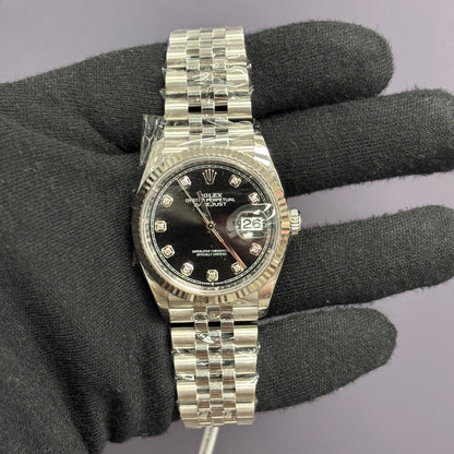 Rolex Datejust 36mm Black Dial Watch Ref# 126234 - Happy Jewelers Fine Jewelry Lifetime Warranty
