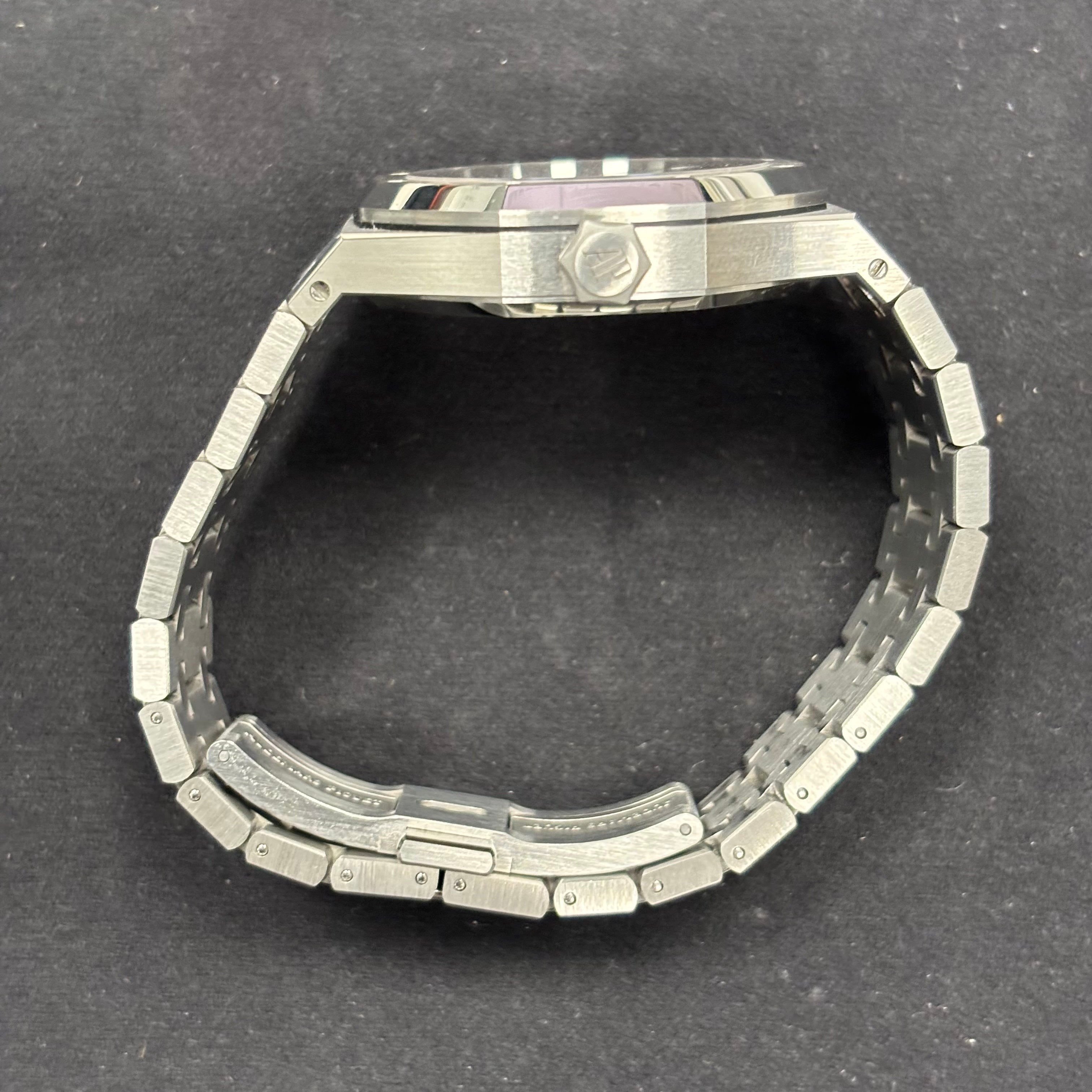 Audemars Piguet Royal Oak 37mm White Dial Watch Ref# 15450ST.OO.1256ST.01 - Happy Jewelers Fine Jewelry Lifetime Warranty