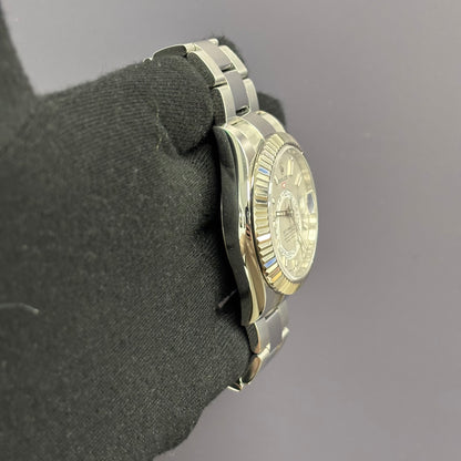 Rolex Sky-Dweller 42mm White Dial Watch Ref# 326934 - Happy Jewelers Fine Jewelry Lifetime Warranty