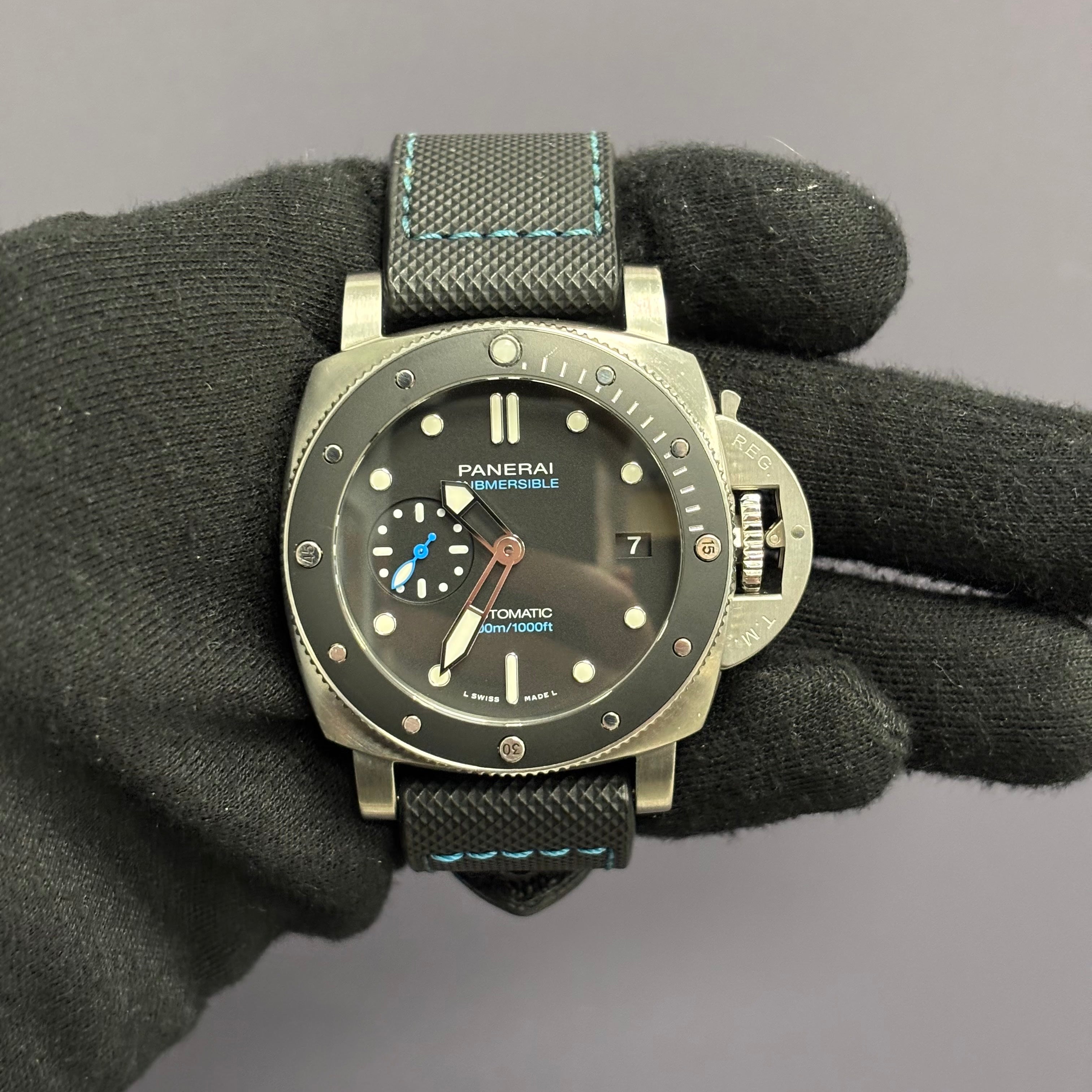 Panerai Luminor 42mm Black Dial Watch Ref# PAM00683 - Happy Jewelers Fine Jewelry Lifetime Warranty