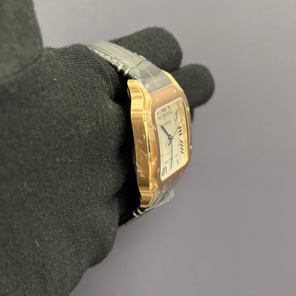 Cartier Santos 39.8mm White Dial Watch Ref# WGSA0019 - Happy Jewelers Fine Jewelry Lifetime Warranty