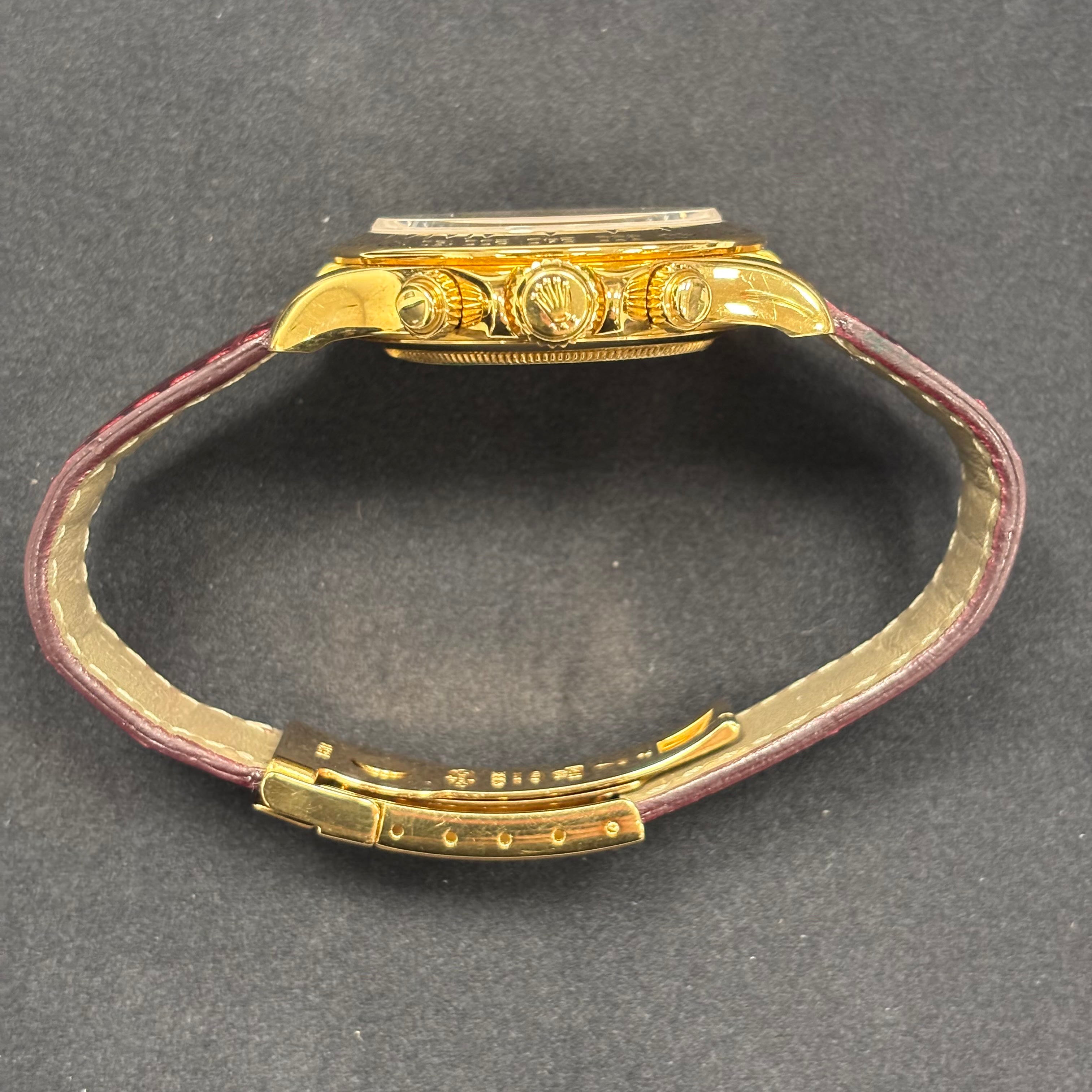 Rolex Daytona 40mm Pave Dial Watch Ref# 16518 - Happy Jewelers Fine Jewelry Lifetime Warranty