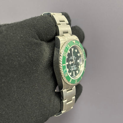 Rolex Submariner 40mm Green Dial Watch Ref# 116610 - Happy Jewelers Fine Jewelry Lifetime Warranty