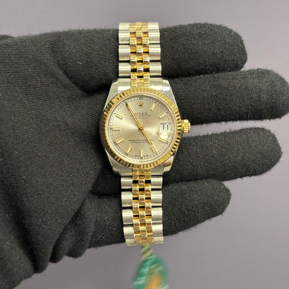 Rolex Datejust 31mm Silver Dial Watch Ref# 178273 - Happy Jewelers Fine Jewelry Lifetime Warranty