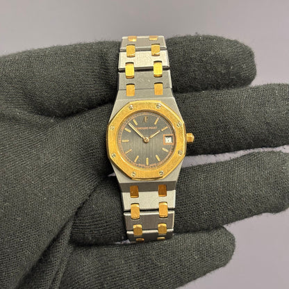 Audemars Piguet Royal Oak 25mm Grey Dial Watch Ref# 6008SA - Happy Jewelers Fine Jewelry Lifetime Warranty