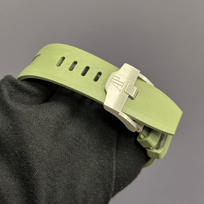 Audemars Piguet Royal Oak 42mm Black Dial Watch Ref# 15720CN.OO.A002CA.01 - Happy Jewelers Fine Jewelry Lifetime Warranty