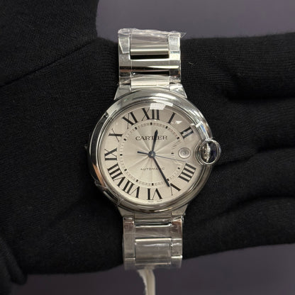 Cartier Ballon Bleu 42mm White Dial Watch Ref# WSBB0049 - Happy Jewelers Fine Jewelry Lifetime Warranty