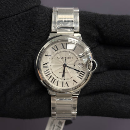 Cartier Ballon Bleu 40mm White Dial Watch Ref# WSBB0040 - Happy Jewelers Fine Jewelry Lifetime Warranty