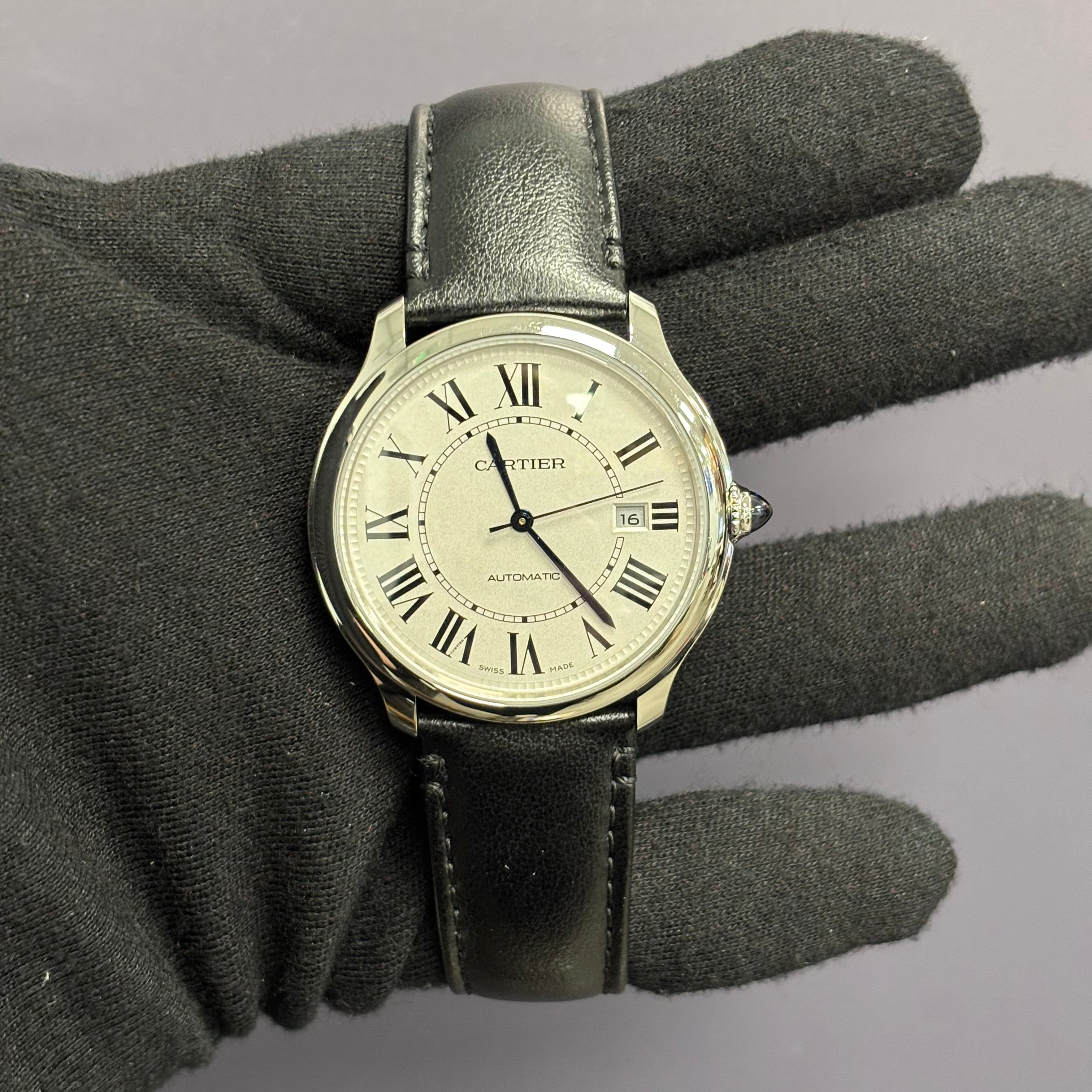 Cartier Ronde 40mm Silver Dial Watch Ref# WSRN0032 - Happy Jewelers Fine Jewelry Lifetime Warranty