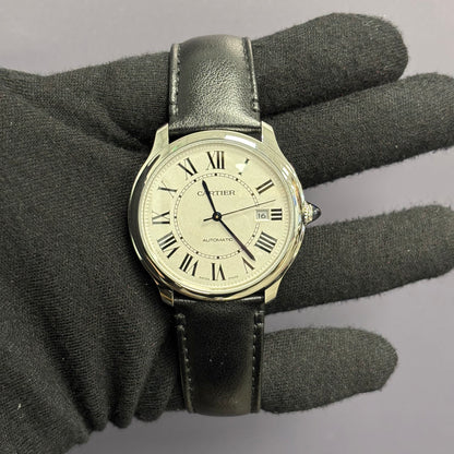 Cartier Ronde 40mm Silver Dial Watch Ref# WSRN0032 - Happy Jewelers Fine Jewelry Lifetime Warranty