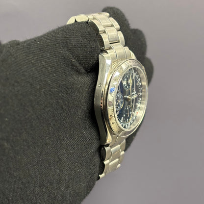 Omega Speedmaster 38mm Blue Dial Watch Ref# 3523.80.00 - Happy Jewelers Fine Jewelry Lifetime Warranty