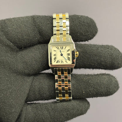 Cartier Santos 20mm Ivory Dial Watch Ref# W25066Z6 - Happy Jewelers Fine Jewelry Lifetime Warranty