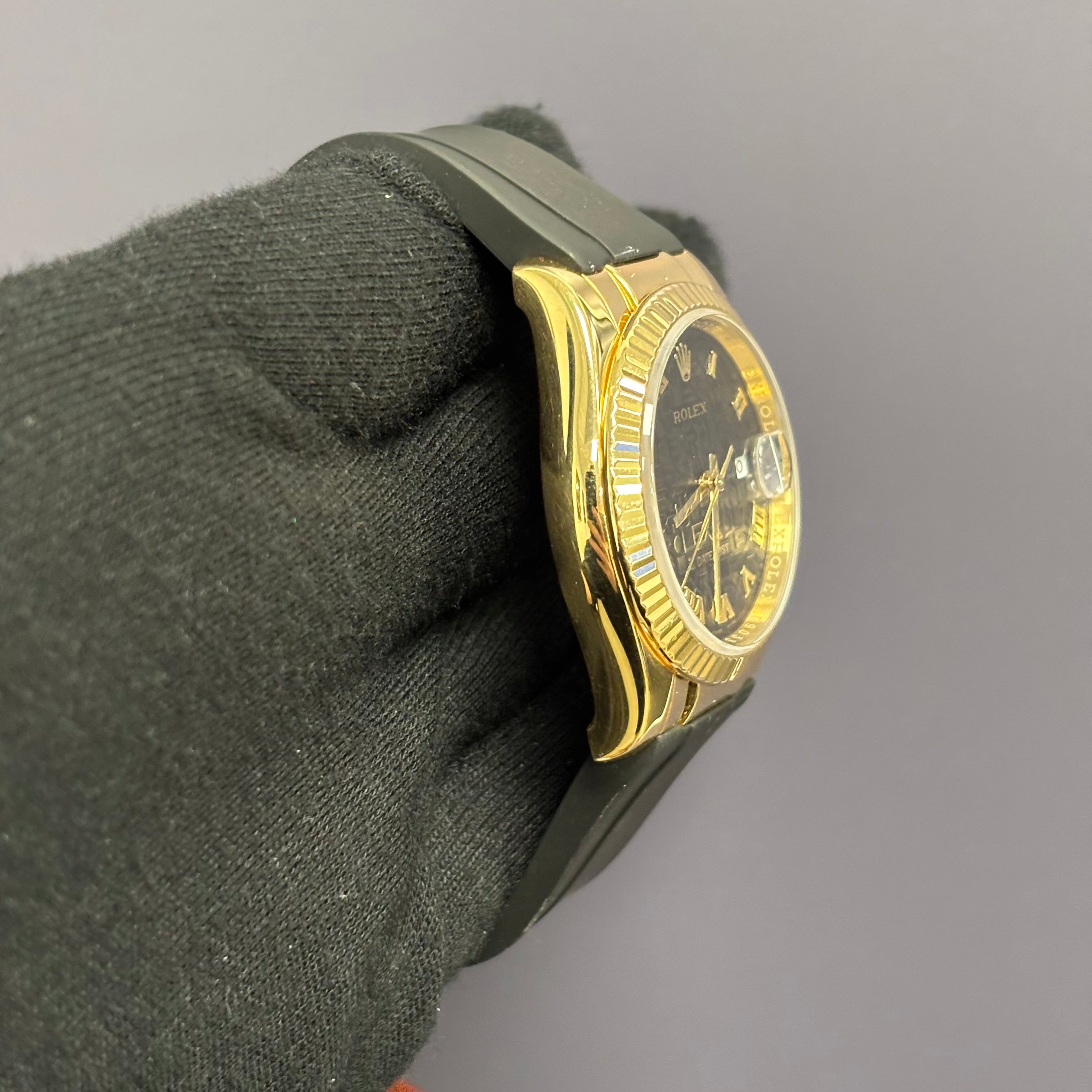 Rolex Datejust 36mm Black Dial Watch Ref# 116138 - Happy Jewelers Fine Jewelry Lifetime Warranty