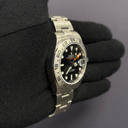 Rolex Explorer II 42mm Black Dial Watch Ref# 216570 - Happy Jewelers Fine Jewelry Lifetime Warranty