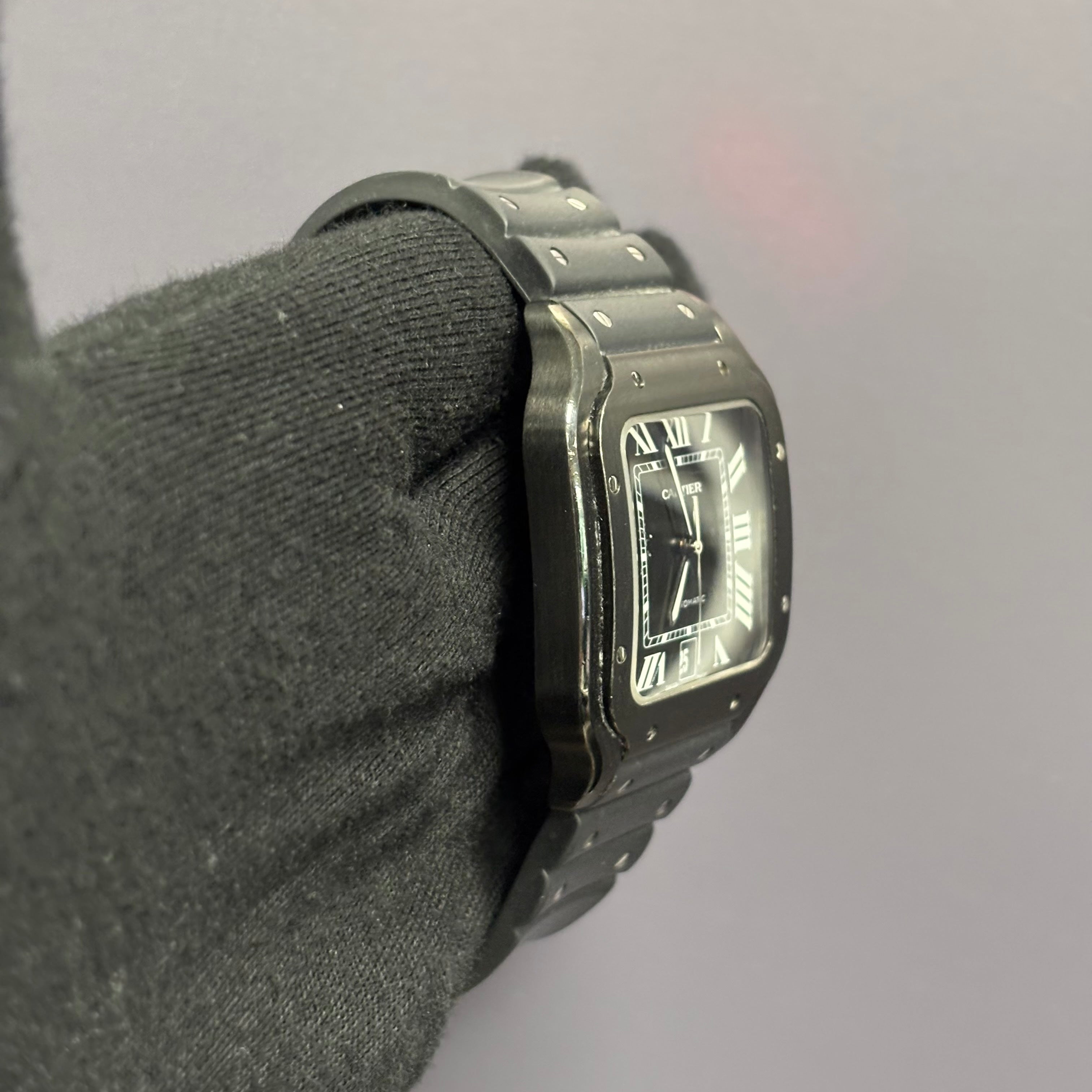 Cartier Santos 40mm Black Dial Watch Ref# WSSA0039 - Happy Jewelers Fine Jewelry Lifetime Warranty