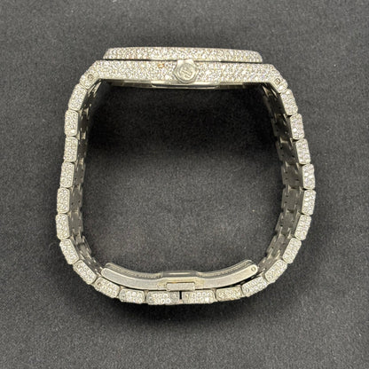 Audemars Piguet Royal Oak 41mm Pave Dial Watch Ref# 15400ST - Happy Jewelers Fine Jewelry Lifetime Warranty