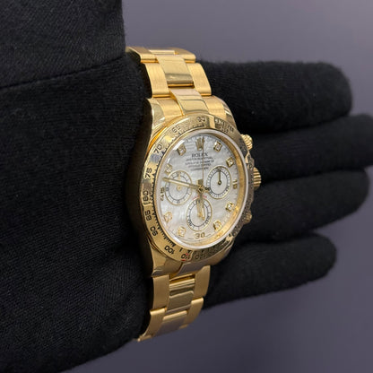 Rolex Daytona 40mm MOP Dial Watch Ref# 116508 - Happy Jewelers Fine Jewelry Lifetime Warranty