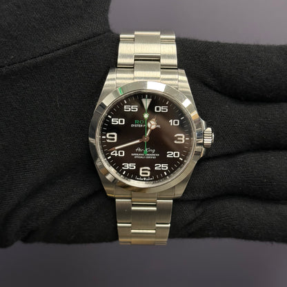 Rolex Air-King 40mm Black Dial Watch Ref# 126900 - Happy Jewelers Fine Jewelry Lifetime Warranty