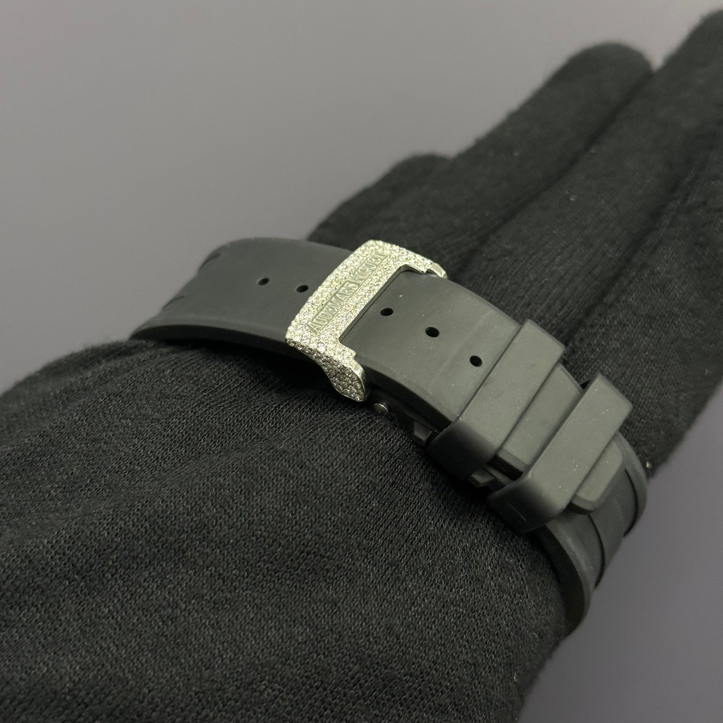 Audemars Piguet Royal Oak 37 mm Black Dial Watch Ref# 26048SK.ZZ.D002CA.01 - Happy Jewelers Fine Jewelry Lifetime Warranty