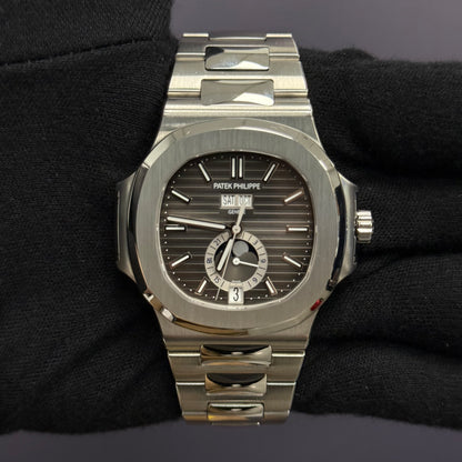 Patek Philippe Nautilus 40mm Grey Dial Watch Ref# 5726/1A-001 - Happy Jewelers Fine Jewelry Lifetime Warranty