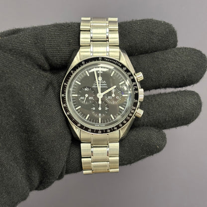 Omega Speedmaster 42mm Black Dial Watch Ref# 145.0022 - Happy Jewelers Fine Jewelry Lifetime Warranty