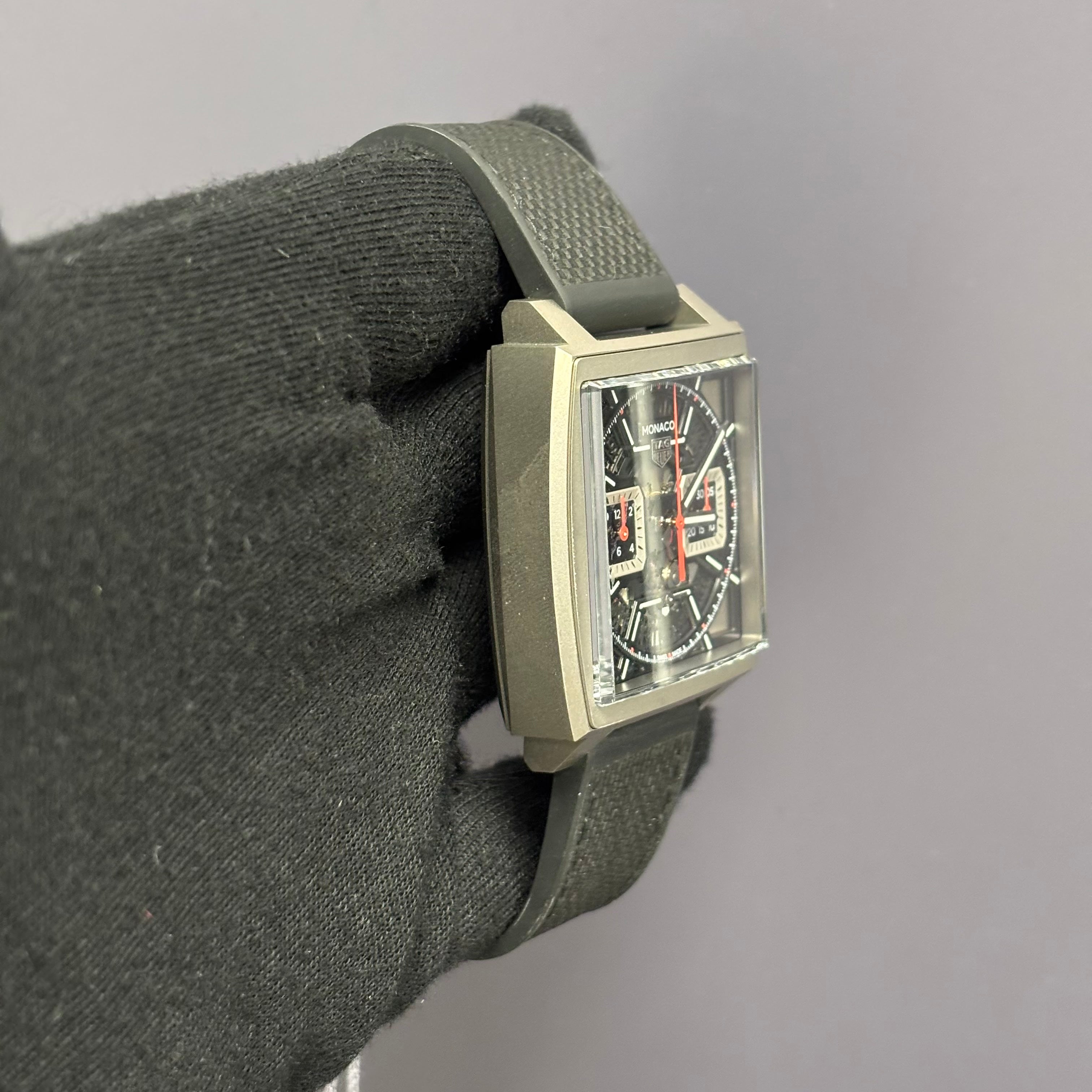 Tag Heuer Monaco 39mm Openwork Dial Watch Ref# CBL2183 - Happy Jewelers Fine Jewelry Lifetime Warranty