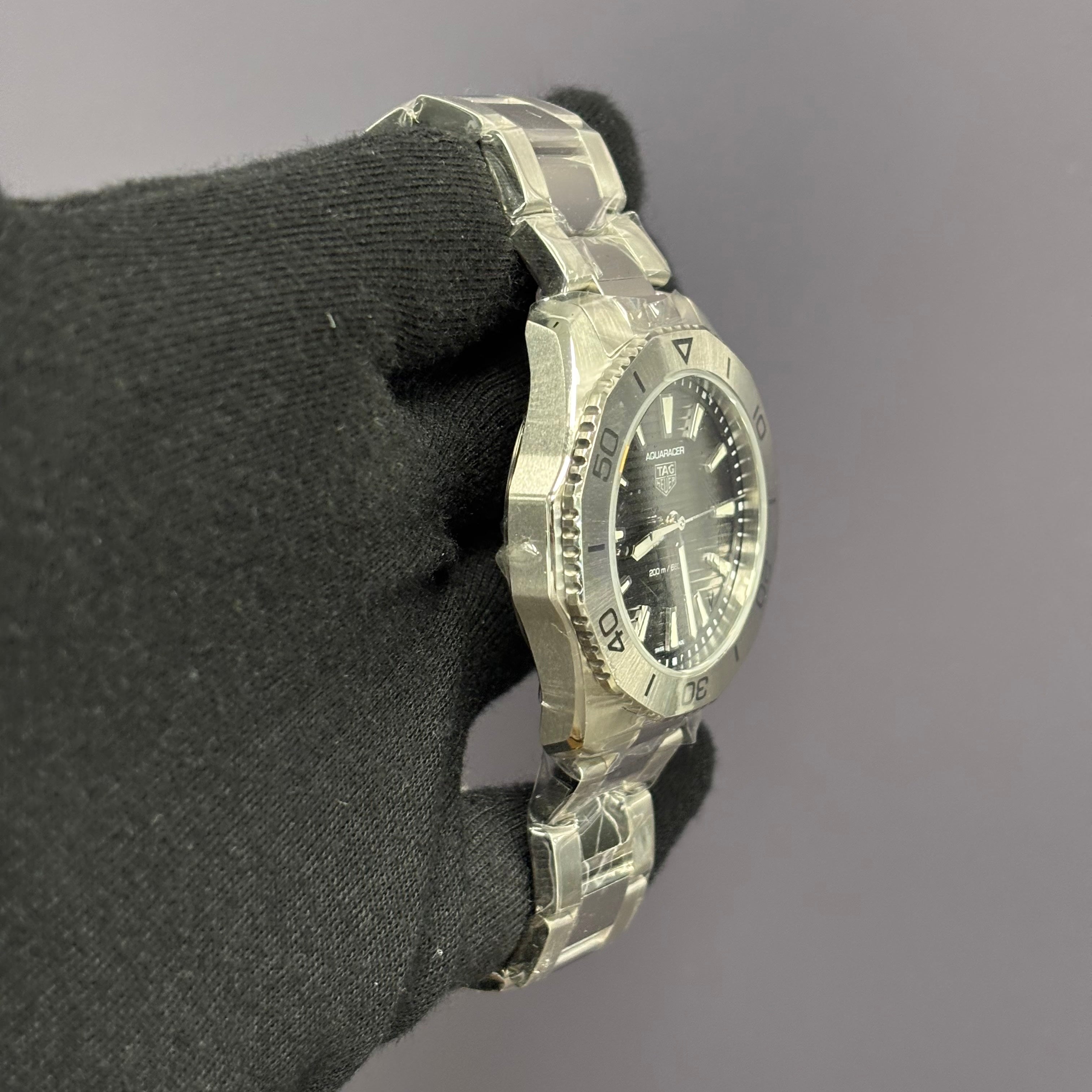 Tag Heuer Aquaracer 40mm Black Dial Watch Ref# WBP1110 - Happy Jewelers Fine Jewelry Lifetime Warranty