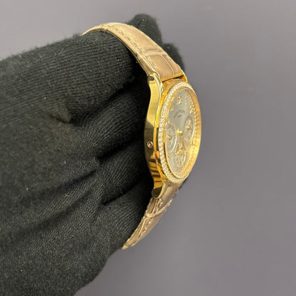 Patek Philippe Perpetual Calendar 35mm Silver Dial Watch Ref# 7140R-001 - Happy Jewelers Fine Jewelry Lifetime Warranty