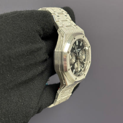 Audemars Piguet Royal Oak 41mm Black Dial Watch Ref# 26239BC.GG.1224BC.02 - Happy Jewelers Fine Jewelry Lifetime Warranty