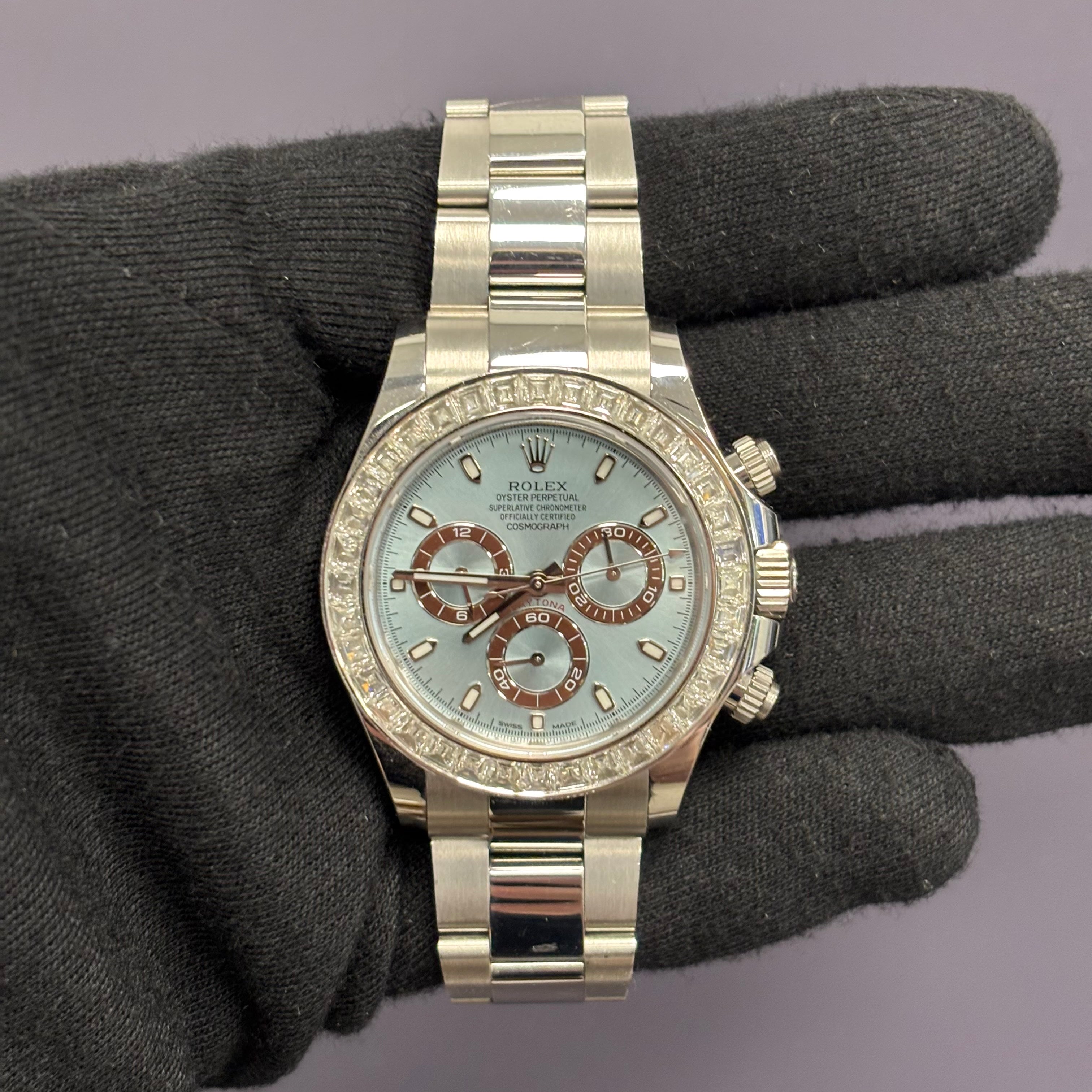 Rolex Daytona 40mm Blue Dial Watch Ref# 116576TBR - Happy Jewelers Fine Jewelry Lifetime Warranty