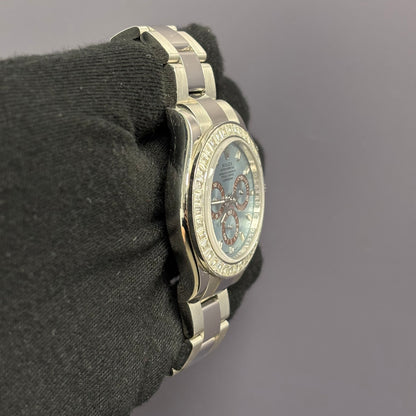 Rolex Daytona 40mm Blue Dial Watch Ref# 116576TBR - Happy Jewelers Fine Jewelry Lifetime Warranty