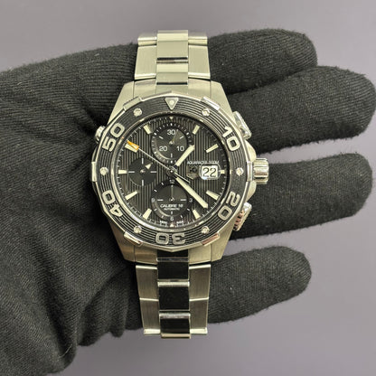 Tag Heuer Aquaracer 44mm Black Dial Watch Ref# CAJ2110 - Happy Jewelers Fine Jewelry Lifetime Warranty