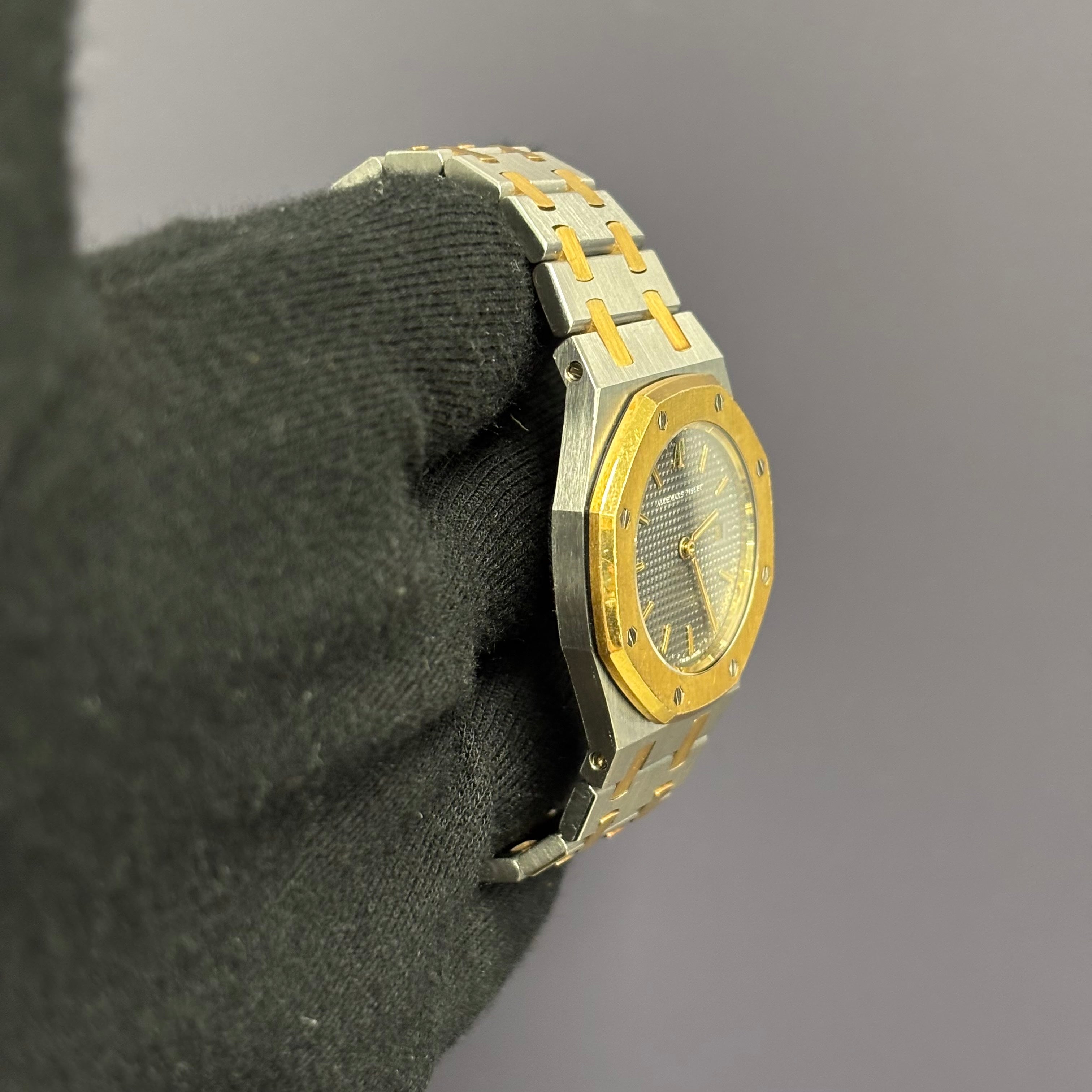 Audemars Piguet Royal Oak 30mm Grey Dial Watch Ref# 14470SA - Happy Jewelers Fine Jewelry Lifetime Warranty