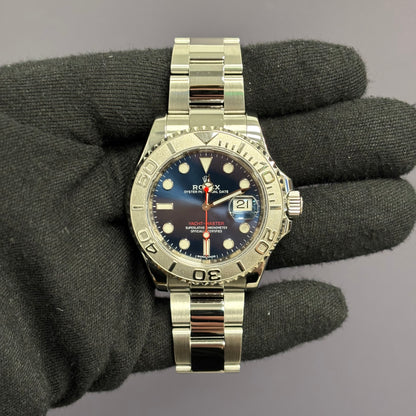 Rolex Yacht-Master 40mm Blue Dial Watch Ref# 116622 - Happy Jewelers Fine Jewelry Lifetime Warranty