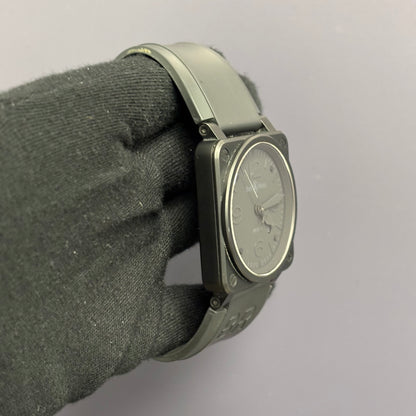 Bell & Ross BR03 42mm Black Dial Watch Ref# BR03-92 - Happy Jewelers Fine Jewelry Lifetime Warranty