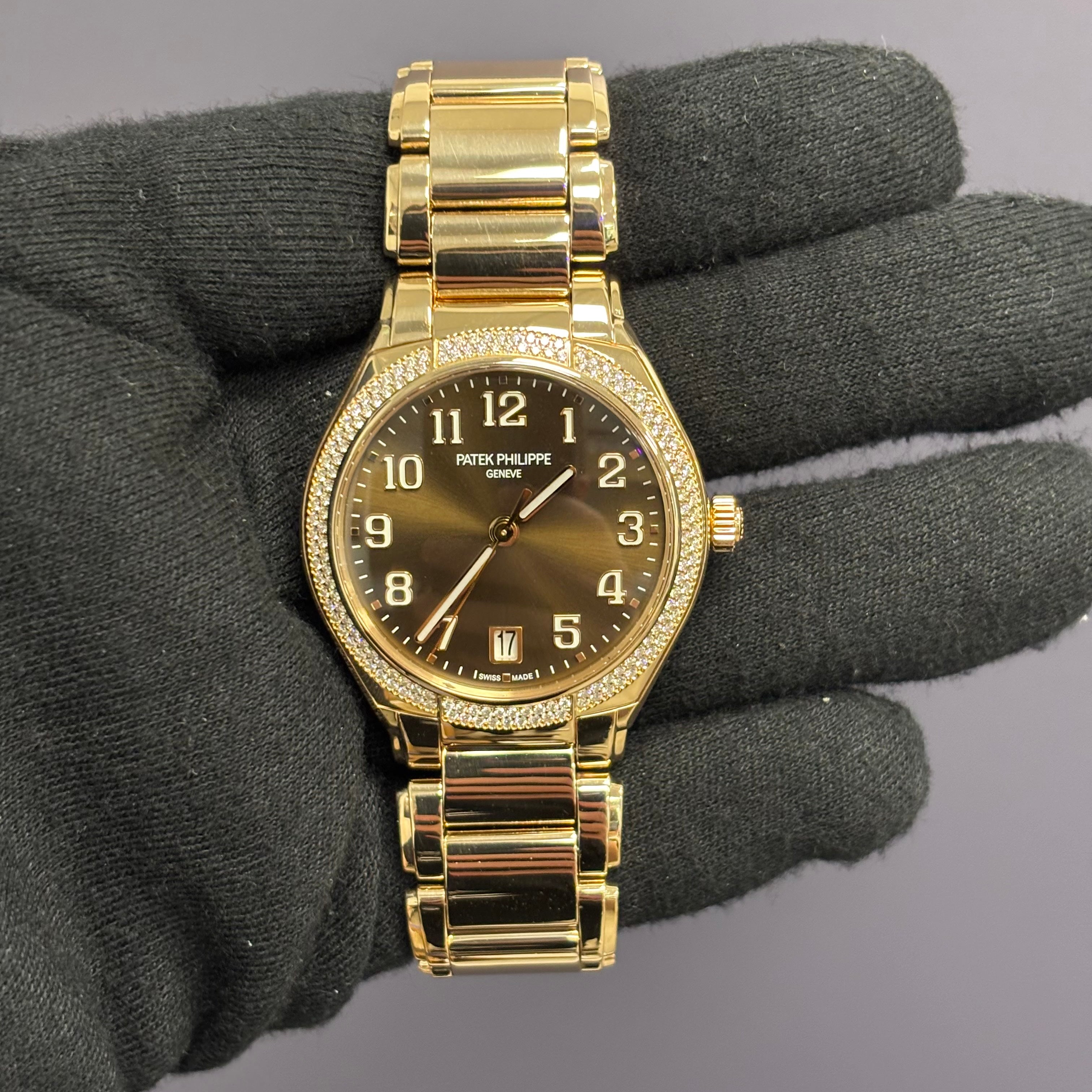 Patek Philippe Twenty-4 36mm Brown Dial Watch Ref# 7300/1200R-001 - Happy Jewelers Fine Jewelry Lifetime Warranty