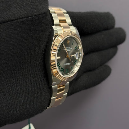 Rolex Datejust 41mm Wimbledon Dial Watch Ref# 126331 - Happy Jewelers Fine Jewelry Lifetime Warranty