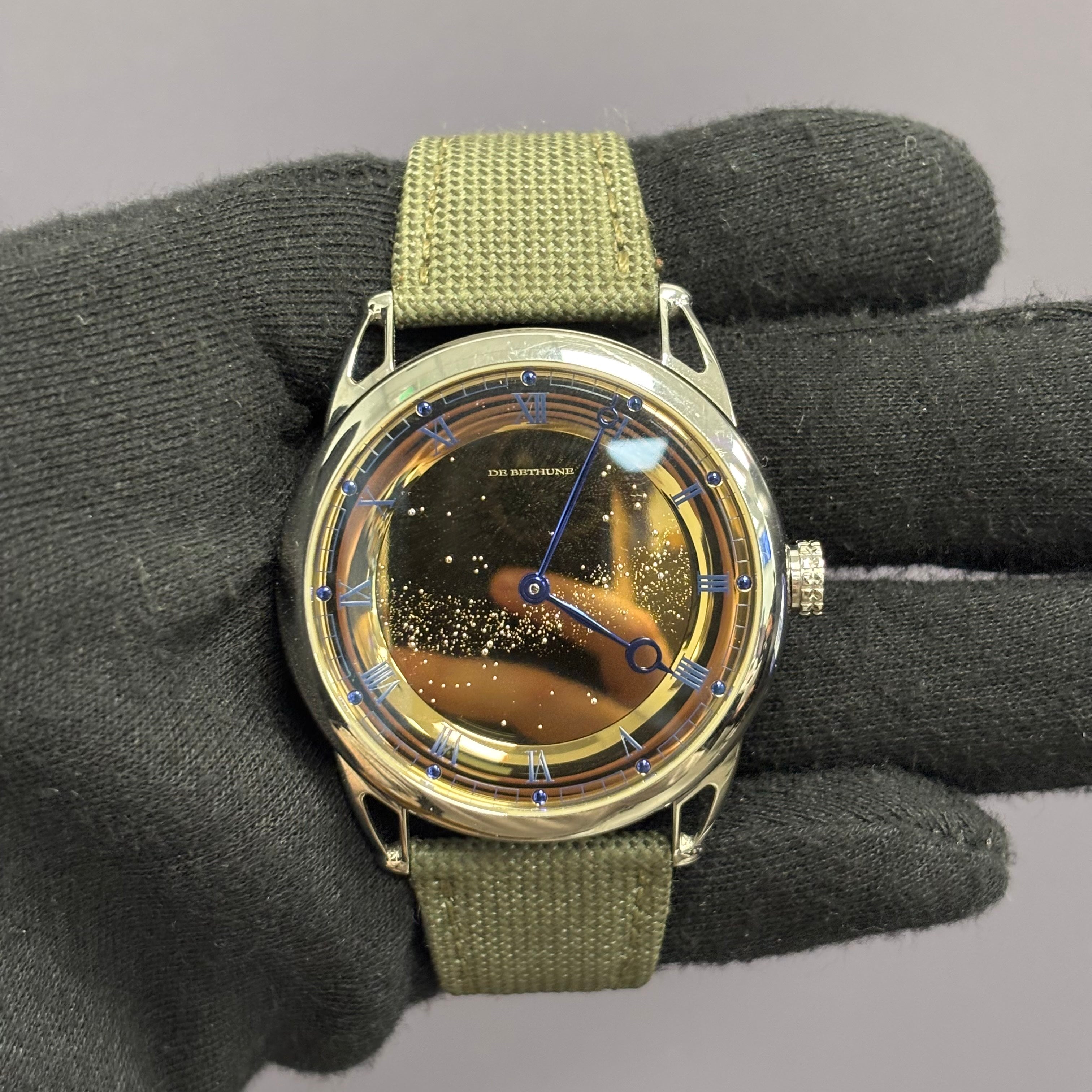 De Bethune DB25 41mm Green Dial Watch Ref# DB25VTIS5 - Happy Jewelers Fine Jewelry Lifetime Warranty