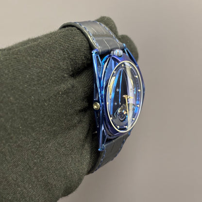 De Bethune DB28 43mm Blue Dial Watch Ref# DB22TS1 - Happy Jewelers Fine Jewelry Lifetime Warranty