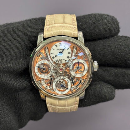 MB&F Legacy 44mm Openwork Dial Watch Ref# 03.SL.S - Happy Jewelers Fine Jewelry Lifetime Warranty