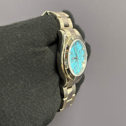 Rolex Daytona 40mm Turquoise Dial Watch Ref# 116509 - Happy Jewelers Fine Jewelry Lifetime Warranty