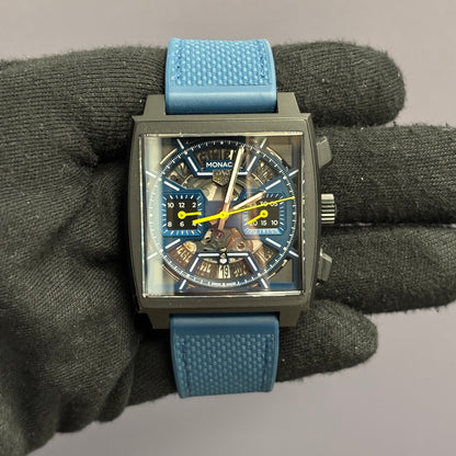 Tag Heuer Monaco 39mm Openwork Dial Watch Ref# CBL2188 - Happy Jewelers Fine Jewelry Lifetime Warranty