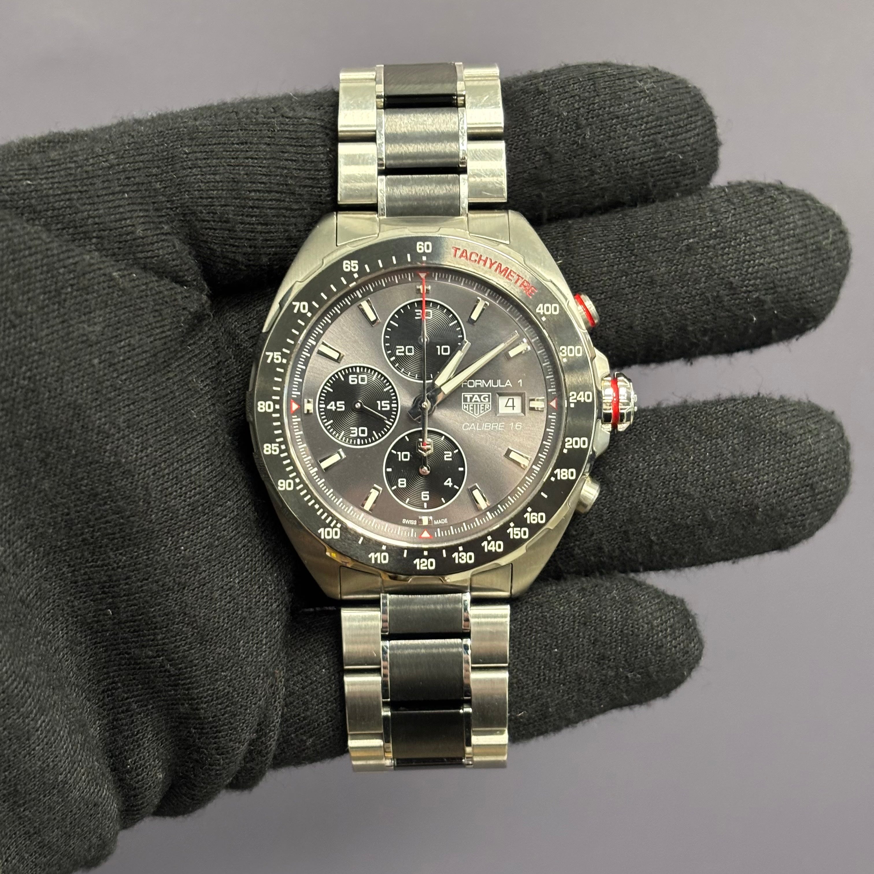 Tag Heuer Formula 1 44mm Grey Dial Watch Ref# CAZ2012 - Happy Jewelers Fine Jewelry Lifetime Warranty